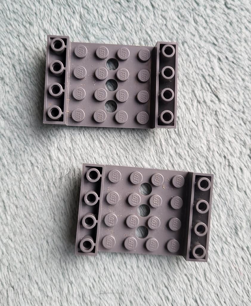 Lego trein locomotief / wagon onderkant blokken 6x4x1 Grijs., Ophalen of Verzenden, Zo goed als nieuw, Losse stenen, Lego