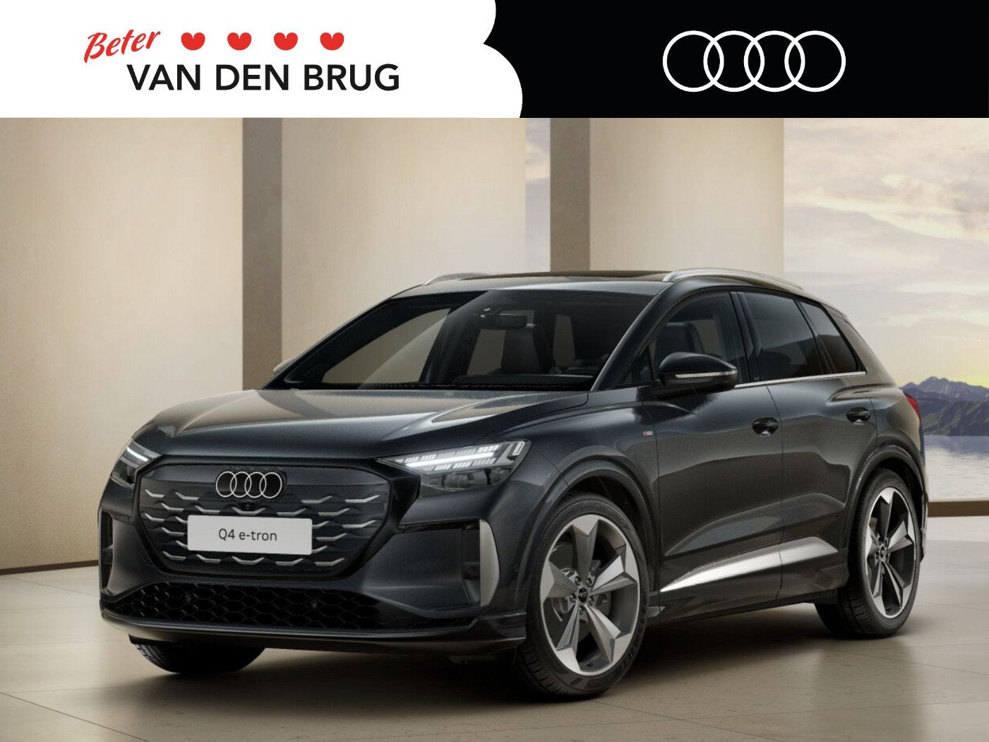 Audi Q4 e-tron S edition 82 kWh 286 PK SUV | Panoramadak | P
