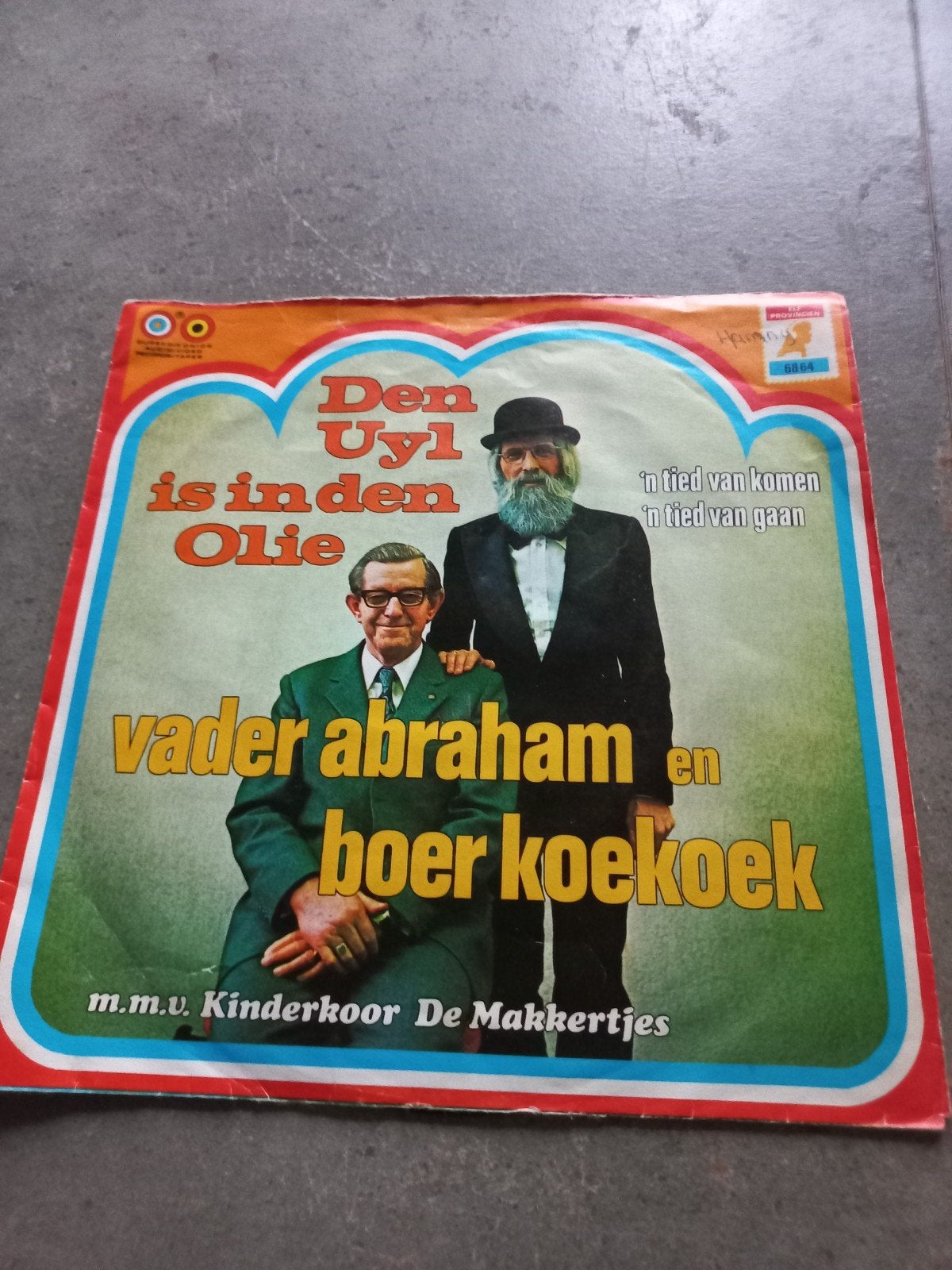 Vader Abraham en Boer Koekoek - Den Uyl is in den Olie, Originele persing, Ophalen of Verzenden, Gebruikt, 7 inch