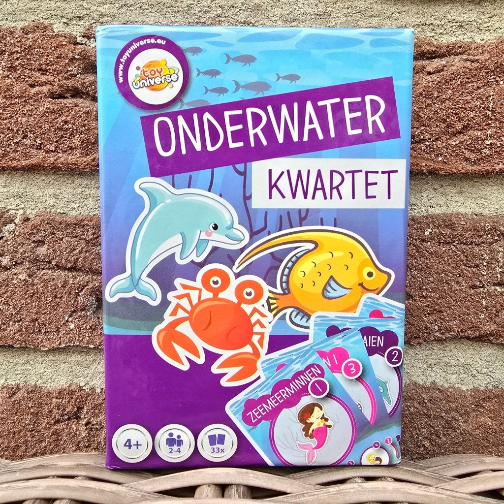Cadeautip!🎁Onderwater kwartet - kaartspel - Nieuwstaat!, Een of twee spelers, Ophalen of Verzenden, Zo goed als nieuw, Toy Universe