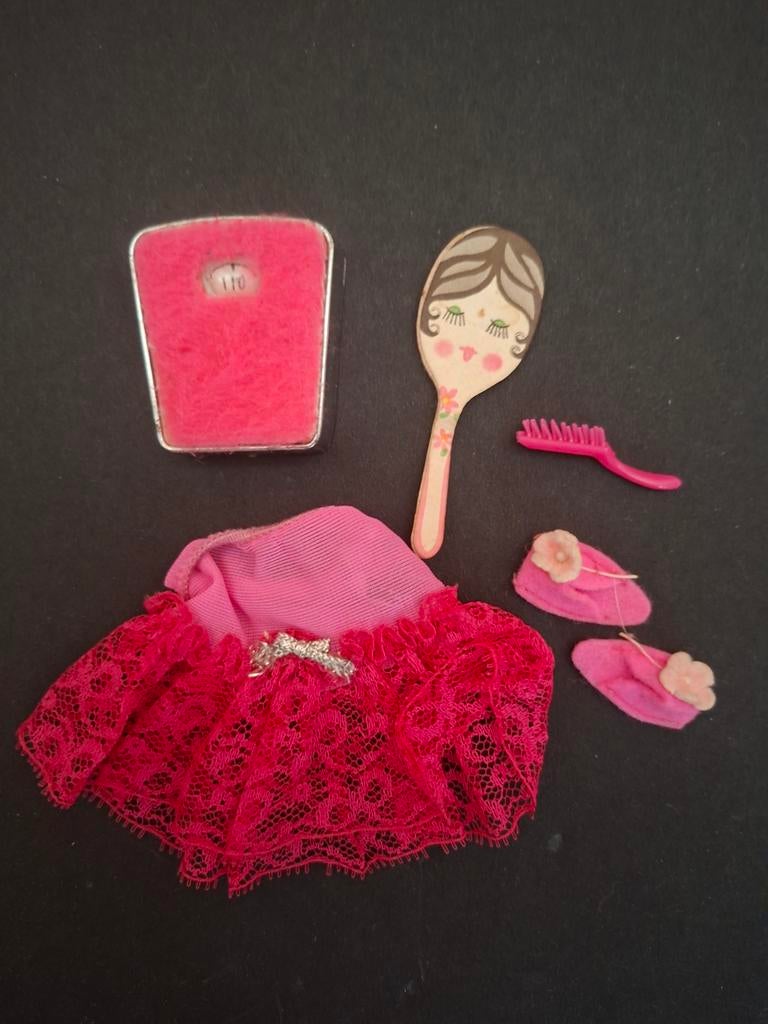 Vintage barbie doll mattel petti pinks 1969 toys speelgoed, Verzenden, Accessoires