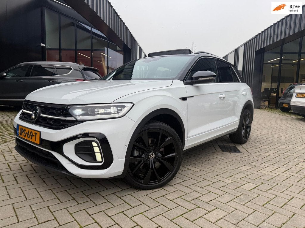 Volkswagen T-ROC 1.5 TSI R-Line Business Pano Virt CAM DSG T, Auto's, Stof, 150 pk, Wit, Bedrijf