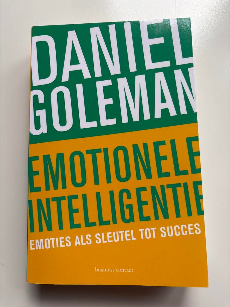 Daniël Goleman - Emotionele intelligentie, Ophalen of Verzenden, Zo goed als nieuw, Daniël Goleman