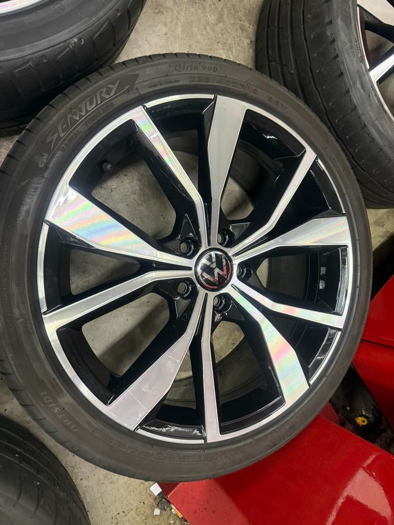 Volkswagen 19 inch t-roc misano org velgen touran golf caddy, 19 inch, Gebruikt, Banden en Velgen, Ophalen of Verzenden