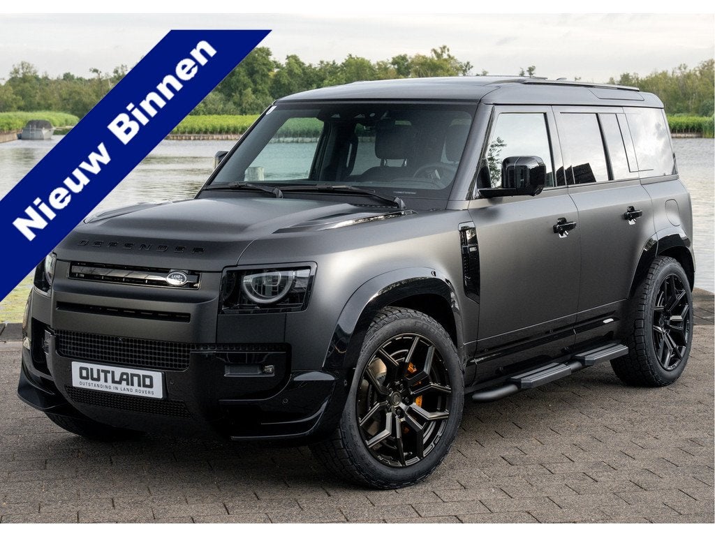 Land Rover Defender 110 P300e 110 X-Dynamic HSE | Outland Ed, Auto's, Land Rover, Gebruikt, Zwart, 4 cilinders, Bruin