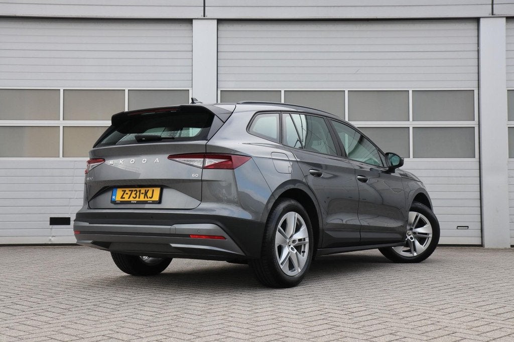 Skoda Enyaq 60 Selection 180pk | SoH 96% | Navigatie | App C, Auto's, Skoda, Automaat, 12 maanden, Achterwielaandrijving, Leder en Stof