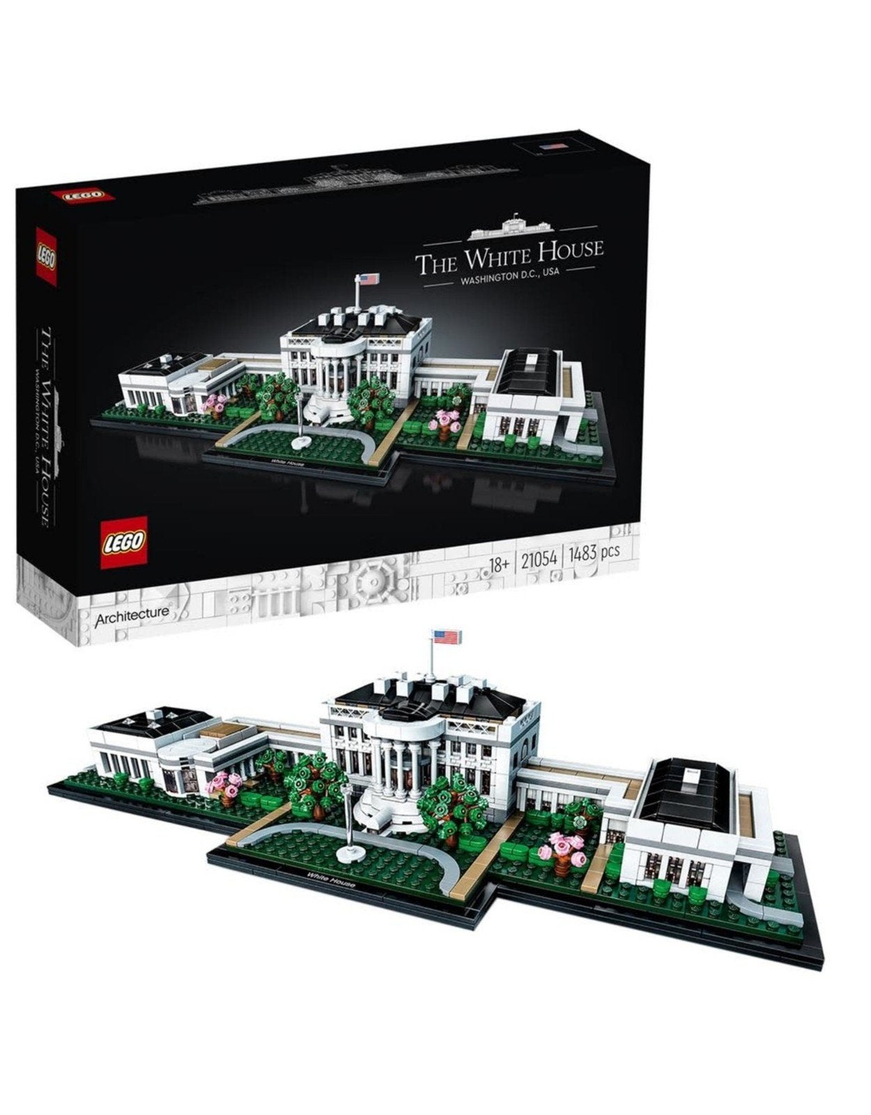 LEGO Architecture 21054 Het Witte Huis met doos en boekje, Compleet, Lego, Architecture, Ophalen of Verzenden