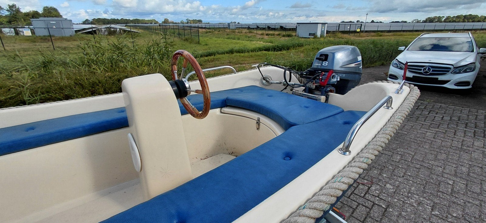 mooie Sloep Corsiva Family 4.30m + Yamaha 8 pk 4 takt, Watersport en Boten, Sloepen, Ophalen, 4 m, Kabelaring, Corsiva