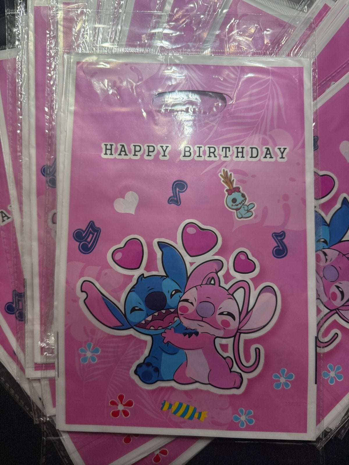 Stitch traktatie tasje/zakje, Ophalen of Verzenden, Nieuw, Feestartikel, Verjaardag