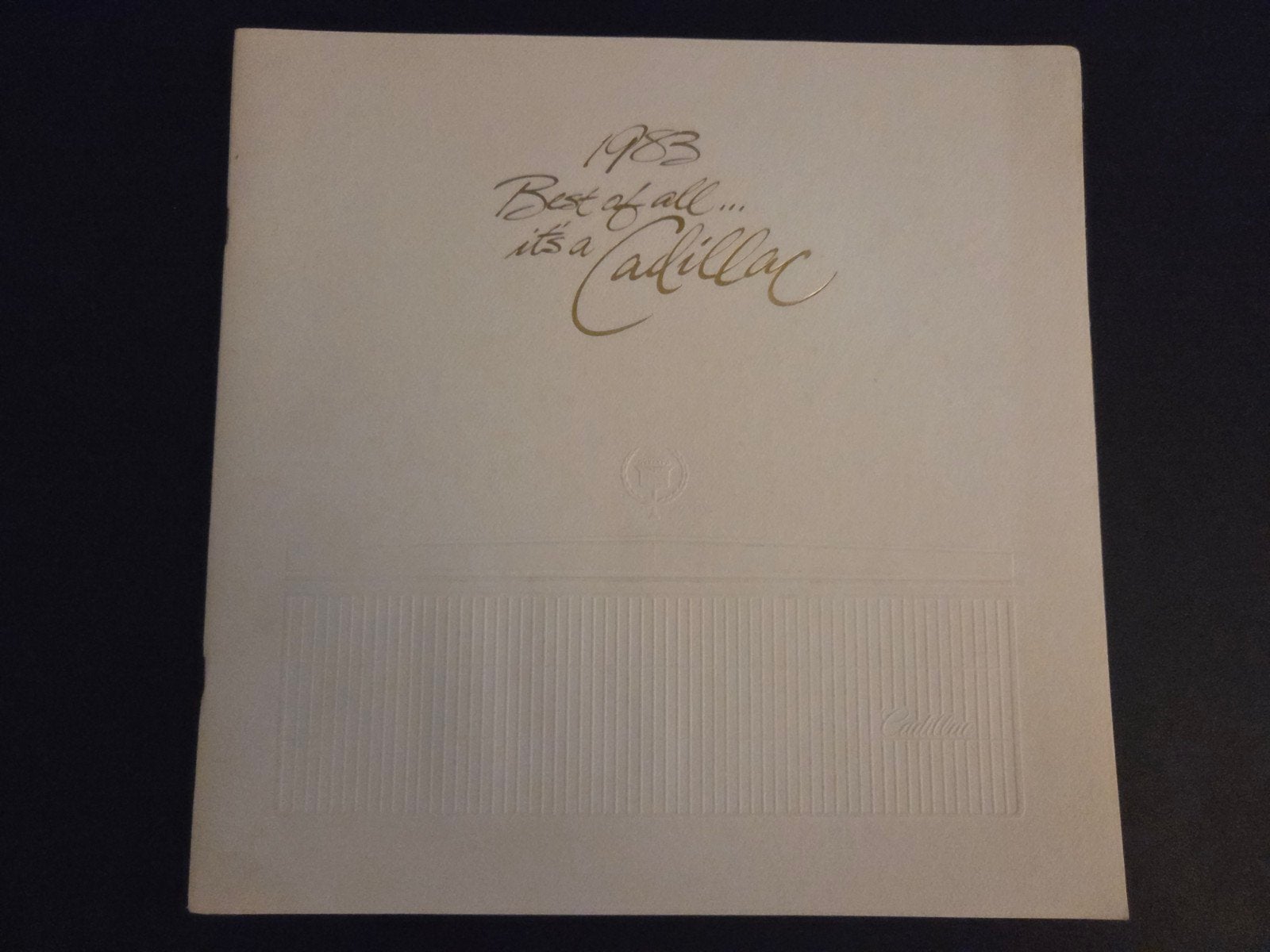 Brochure Cadillac 1983 USA, Verzenden, Zo goed als nieuw, Overige merken
