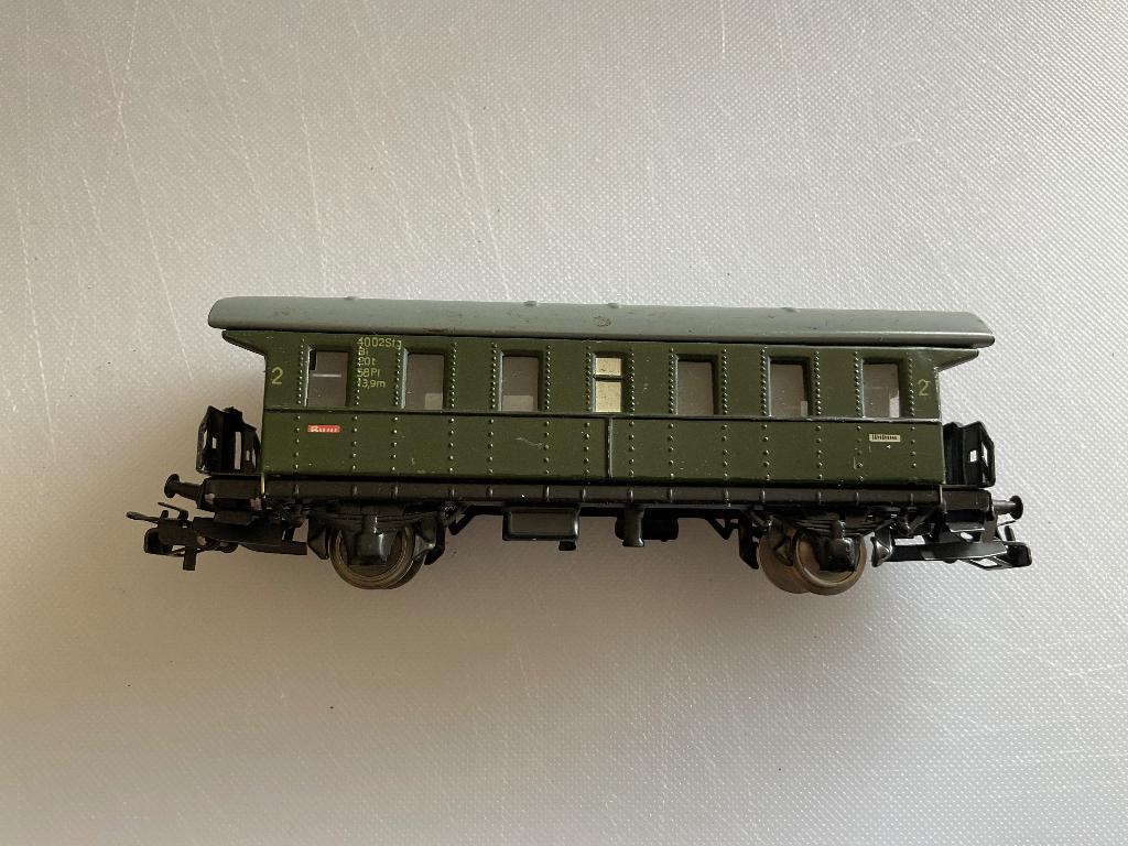 Märklin 4002 personenwagen (Donnerbüchse), Wisselstroom, Gebruikt, Wagon, Ophalen of Verzenden