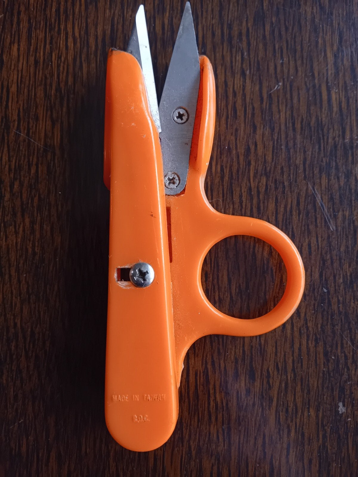 2x Oranje eenringsscharen trim en knipwerk, Ophalen of Verzenden, Gebruikt, Overige typen