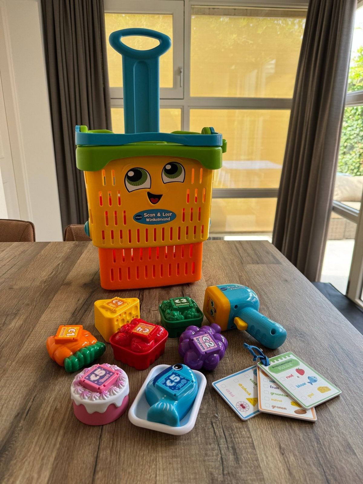 V-tech Scan & Leer Winkelmand - Compleet en onbeschadigd, Kinderen en Baby's, Speelgoed | Vtech, Ophalen, Zo goed als nieuw, 2 tot 4 jaar
