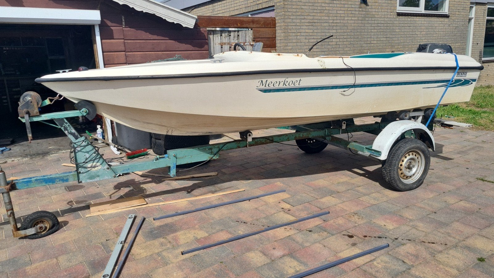 Speedbootje opknapper, Watersport en Boten, Bootonderdelen, Gebruikt, Motor en Techniek, Motorboot, Ophalen