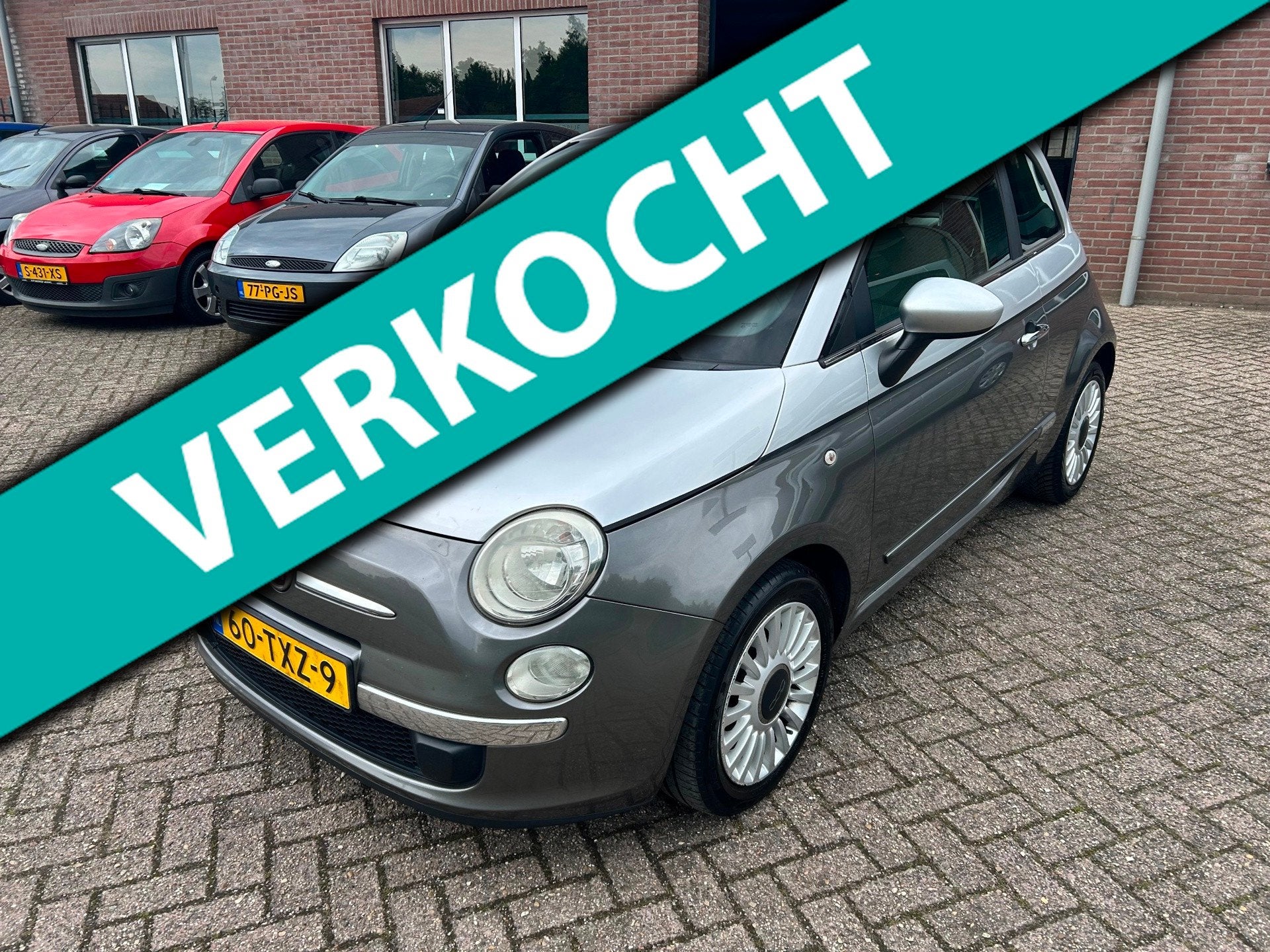 Fiat 500 1.2 Bicolore // Airco // APK 9-11-2026, Euro 5, Gebruikt, 1242 cc, 4 cilinders