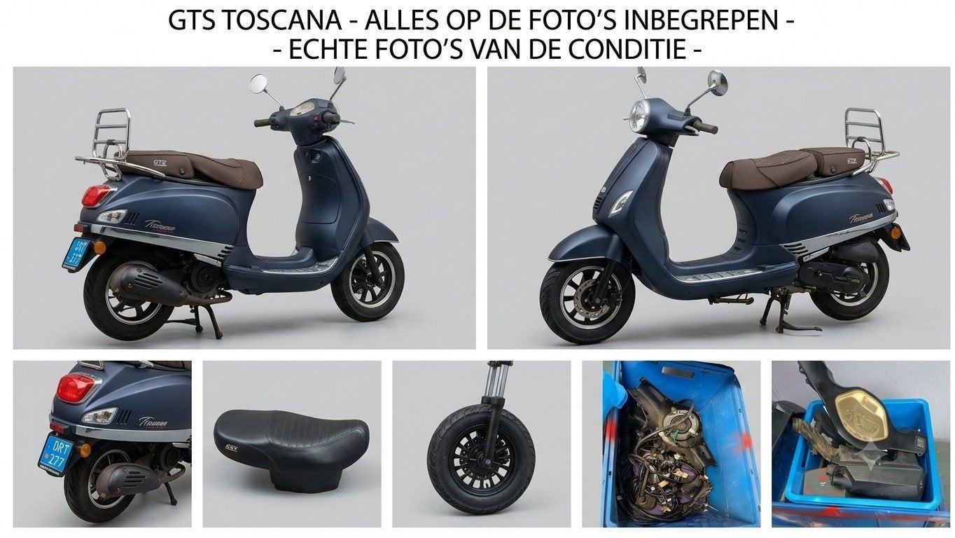 GTS 4-takt scooter met veel extra's - Start en rijdt goed!, Ophalen