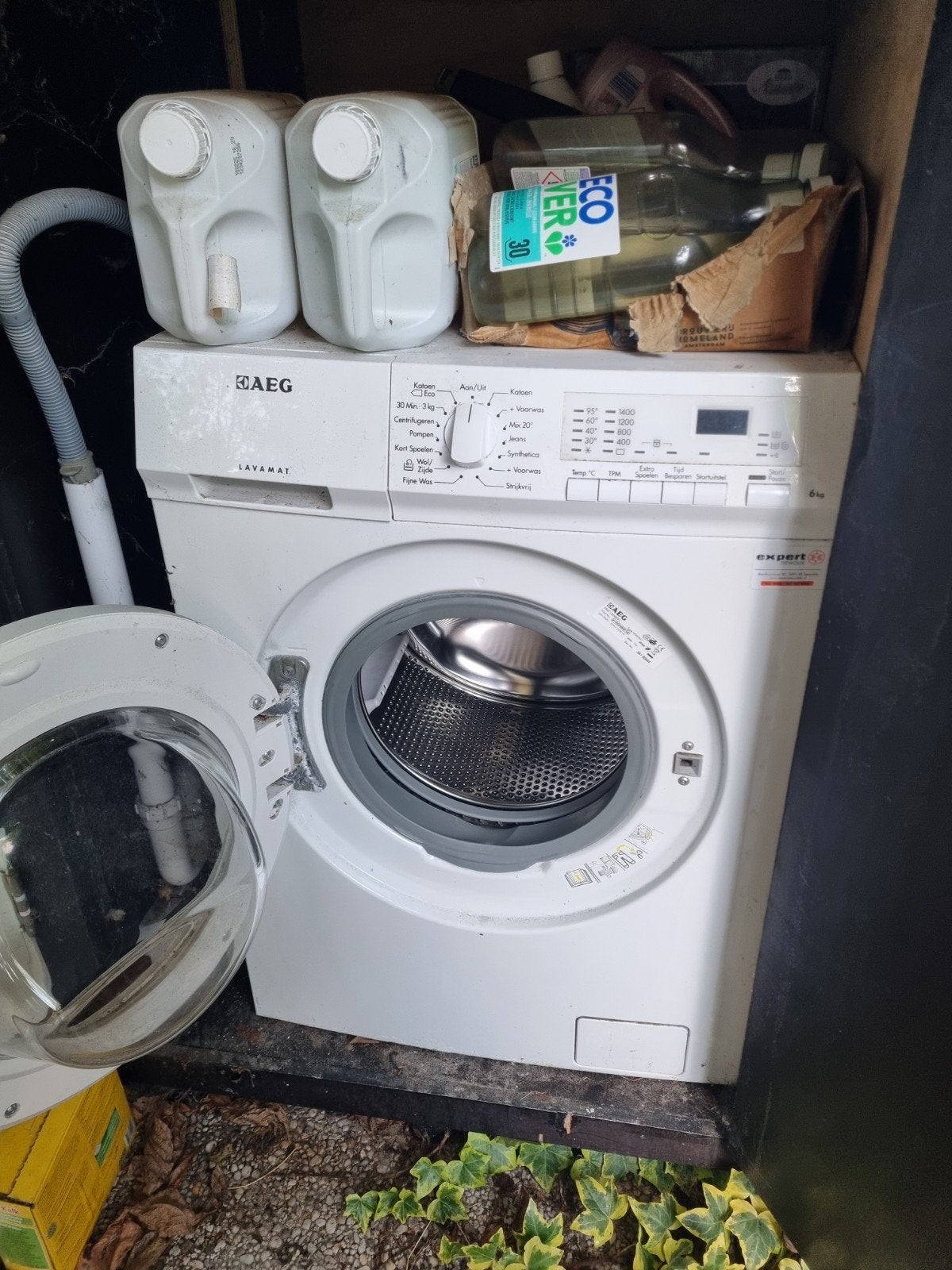 AEG L50460FL Wasmachine - Gebruikt, Kleine Schoonmaak Nodig, Ophalen, Gebruikt, Voorlader, 85 tot 90 cm