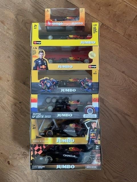 Set van 7 Auto’s Jumbo Max verstappen, Verzamelen, Ophalen of Verzenden, Nieuw, Formule 1