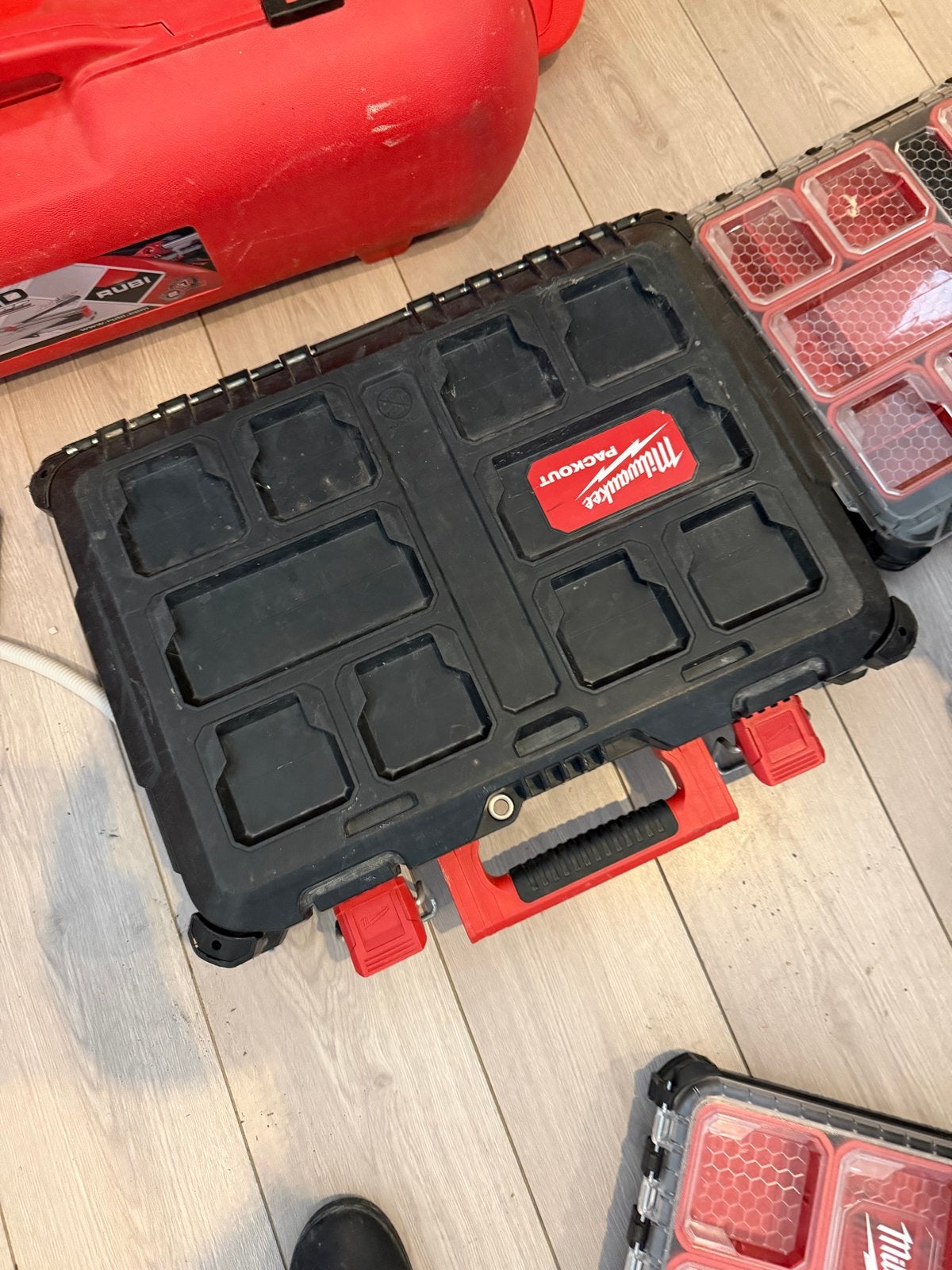 Milwaukee Packout koffer 3 - Gereedschapskoffer, Doe-het-zelf en Verbouw, Ophalen, Zo goed als nieuw