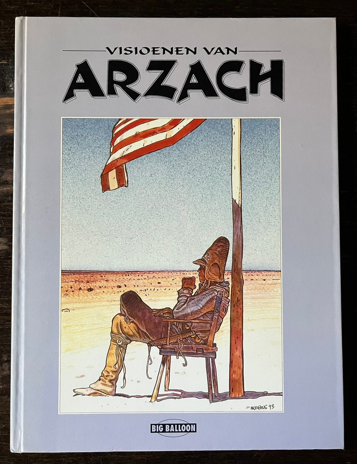 Album Visioenen van Arzach, Moebius 1993, Eén stripboek, Ophalen of Verzenden, Gelezen