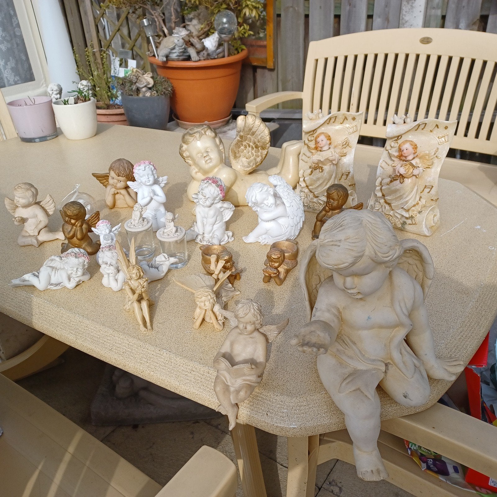 20x engel/engelen beeldjes alles 1 koop 30€, Ophalen of Verzenden