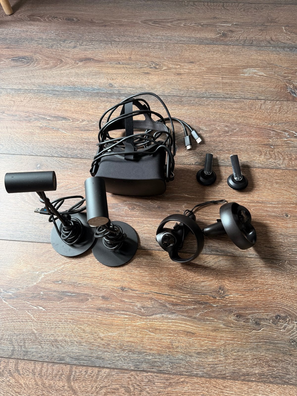 Oculus Rift VR Headset Complete Set, Spelcomputers en Games, Virtual Reality, Ophalen of Verzenden, Gebruikt, VR-bril, Pc