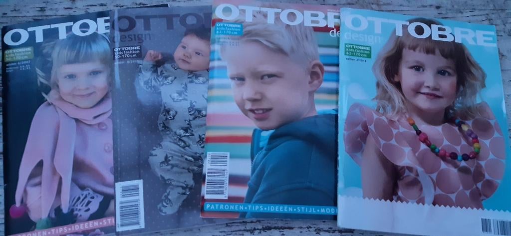4 mooie Ottobre Design Kids magazine zelfmaakmode, Overige merken, Kind, Ophalen of Verzenden, Overige typen