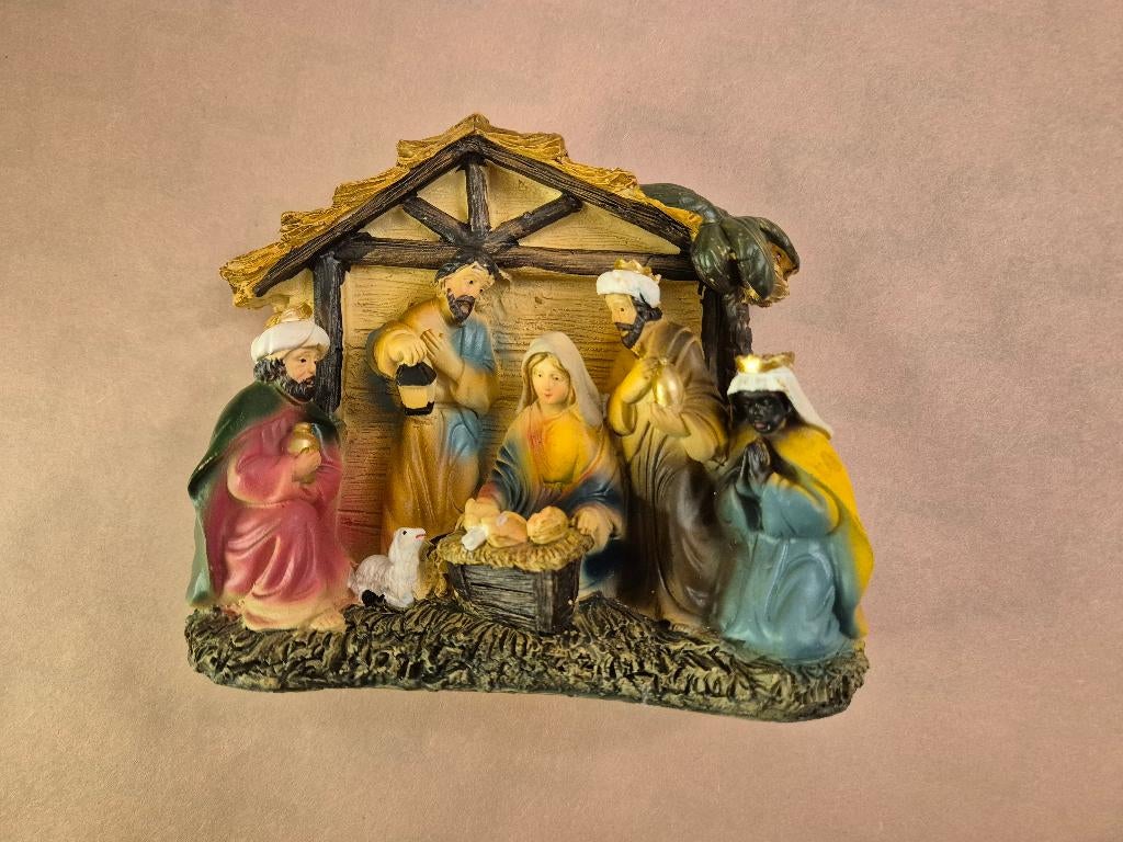Kerststal 3 wijzen, Diversen, Kerst, Ophalen of Verzenden, Zo goed als nieuw