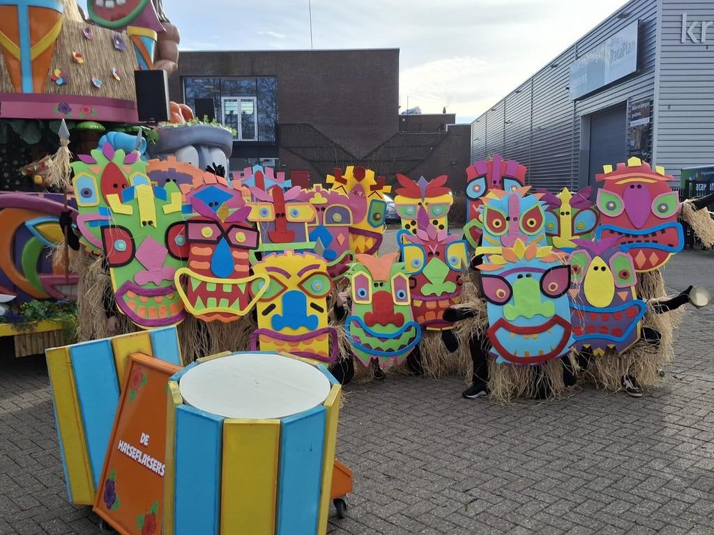 Handgemaakte Foam Maskers voor Carnaval, Ophalen of Verzenden, Nieuw, Carnaval, Accessoires