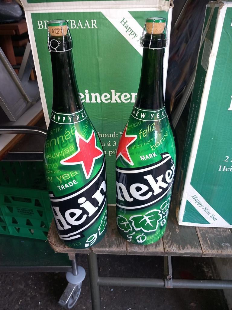 Zeldzame Heineken Magnum Flessen - Nieuwjaar Editie, Ophalen, Zo goed als nieuw