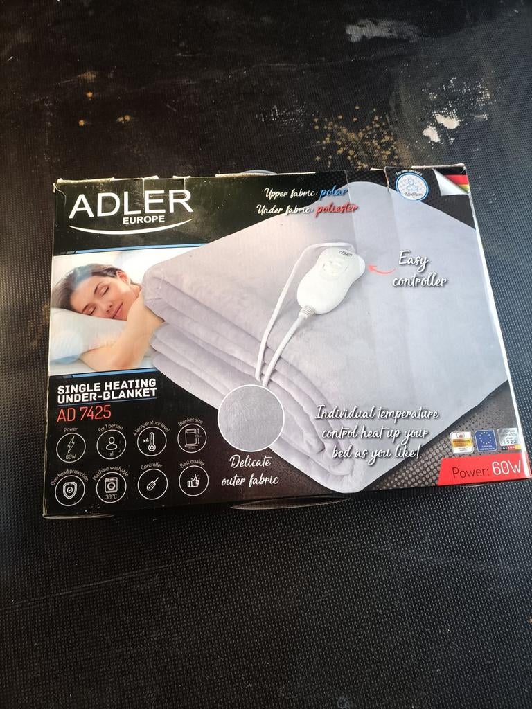 Elektrische Deken - Adler AD 7425, Verzenden, Nieuw, Deken of Dekbed, Overige kleuren