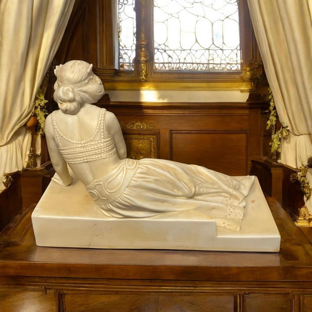 Art Nouveau Salome biscuit porseleinen beeldje jaren 20, Antiek en Kunst, Ophalen of Verzenden
