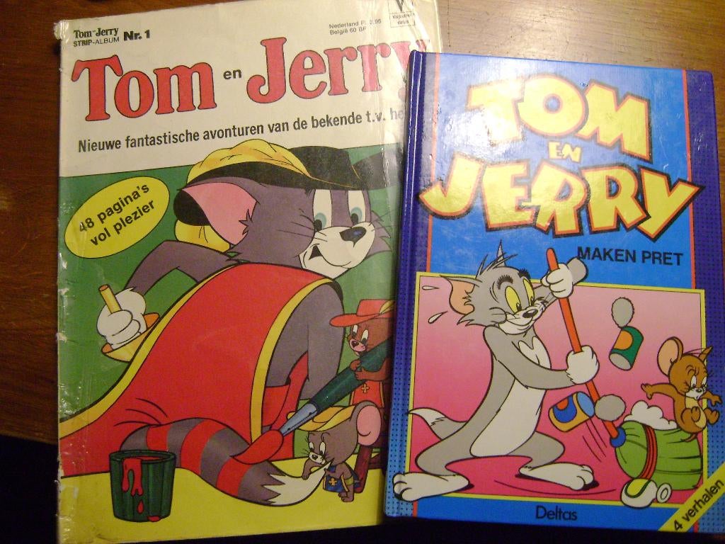 Tom en Jerry- leesboek en stripboek, Ophalen of Verzenden, Gelezen, Fictie algemeen