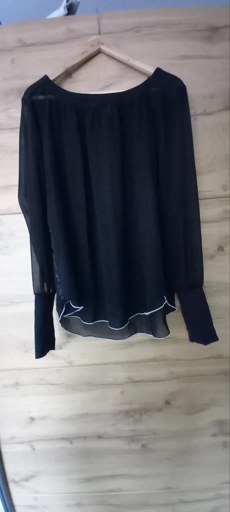 10 days blouse maat 1 valt ruim, Ophalen of Verzenden, Zo goed als nieuw, Zwart
