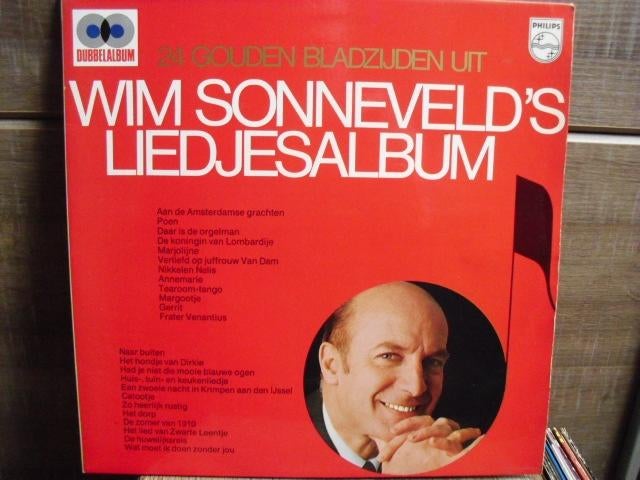 Wim Sonneveld "Liedjesalbum" dblLP, Ophalen of Verzenden, Zo goed als nieuw, 12 inch, Levenslied of Smartlap