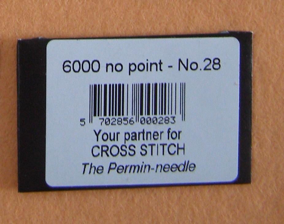 PERMIN borduurnaalden zonder punt 6000/28, Ophalen, Nieuw, Garen of Naald(en)