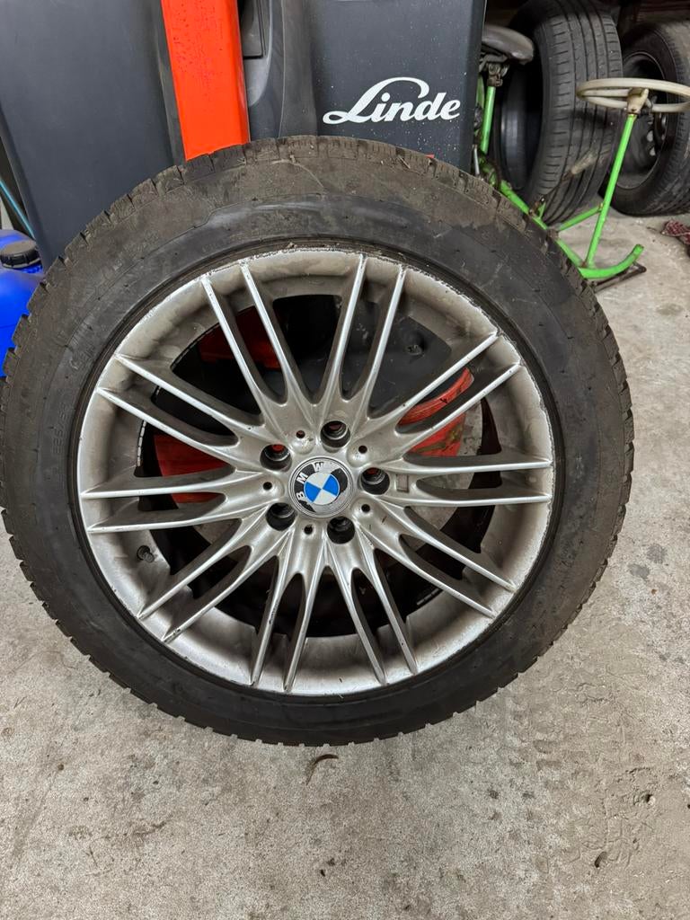 Bmw breyton velgen 225/55/18 winterbanden 3 serie 1 serie, Auto-onderdelen, Ophalen, 18 inch, Gebruikt, Banden en Velgen