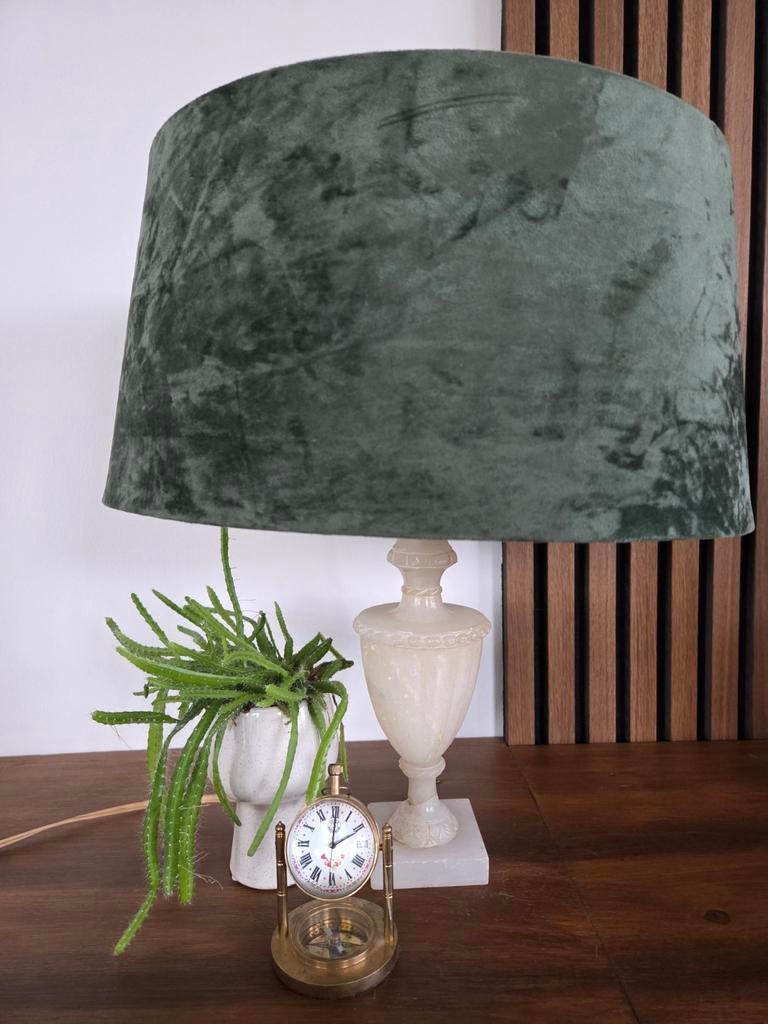 Marmeren lamp, Ophalen of Verzenden, Rond, Minder dan 25 cm