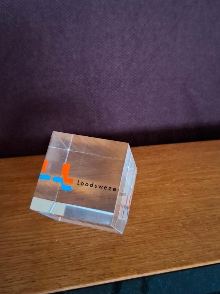 Sierlijke press papier LOODSWEZEN  doorschijnend kunststof, Ophalen of Verzenden, Nieuw, Gebruiksvoorwerp
