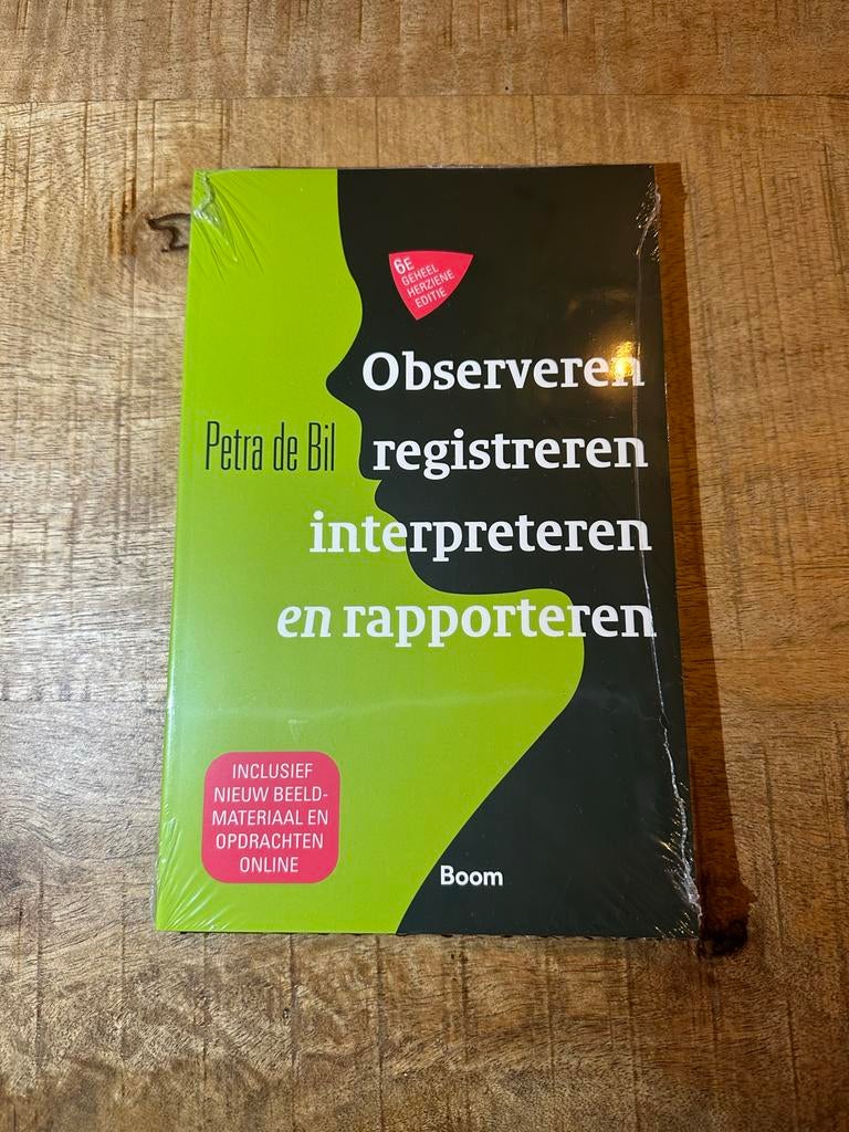Observeren, registreren, interpreteren en rapporteren, Boeken, Studieboeken en Cursussen, Nieuw, HBO, Ophalen of Verzenden