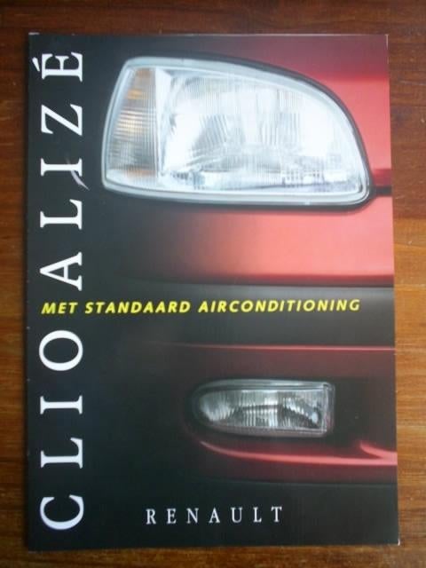 Renault Clio Alize 1995 / 1996 4 pag., Verzenden, Zo goed als nieuw, Renault