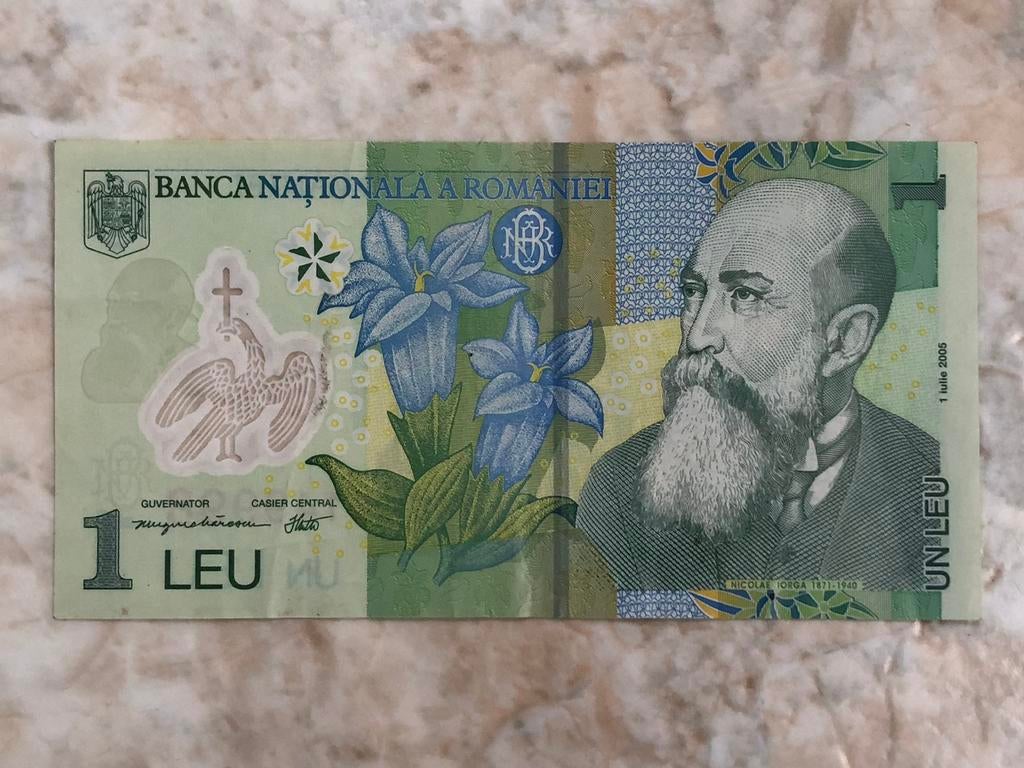 1 Leu 2005, Roemenië., Postzegels en Munten, Bankbiljetten | Europa | Niet-Eurobiljetten, Verzenden, Overige landen, Los biljet