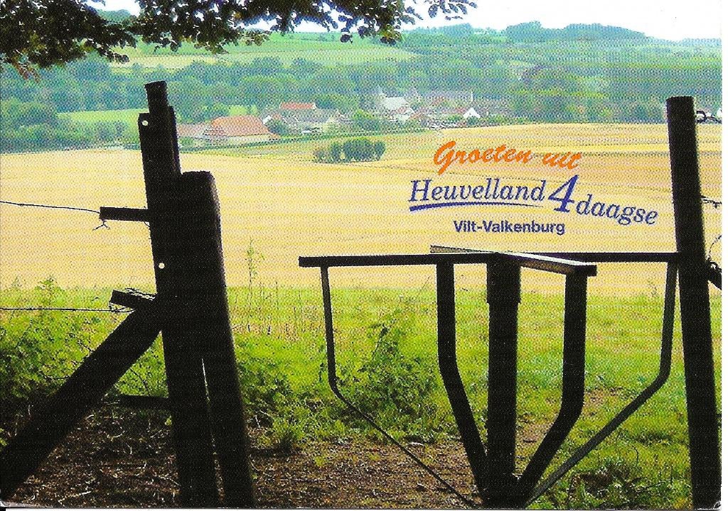 Ansichtkaart	Berg en Terblijt	Heuvelland 4 daagse, Verzamelen, Verzenden, 1980 tot heden, Gelopen, Limburg