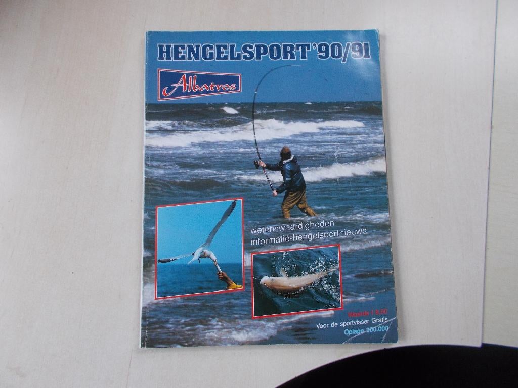 Albatros hengelsportcatalogus 1990 /91, Watersport en Boten, Ophalen of Verzenden, Gebruikt, Boek of Tijdschrift
