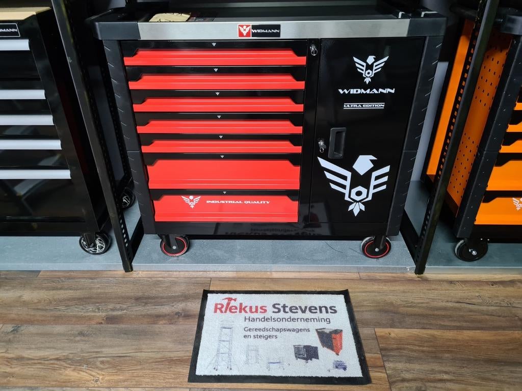 widmann xxl gereedschapwagen zeven laden gevuld, Ophalen of Verzenden, Gevuld, Nieuw