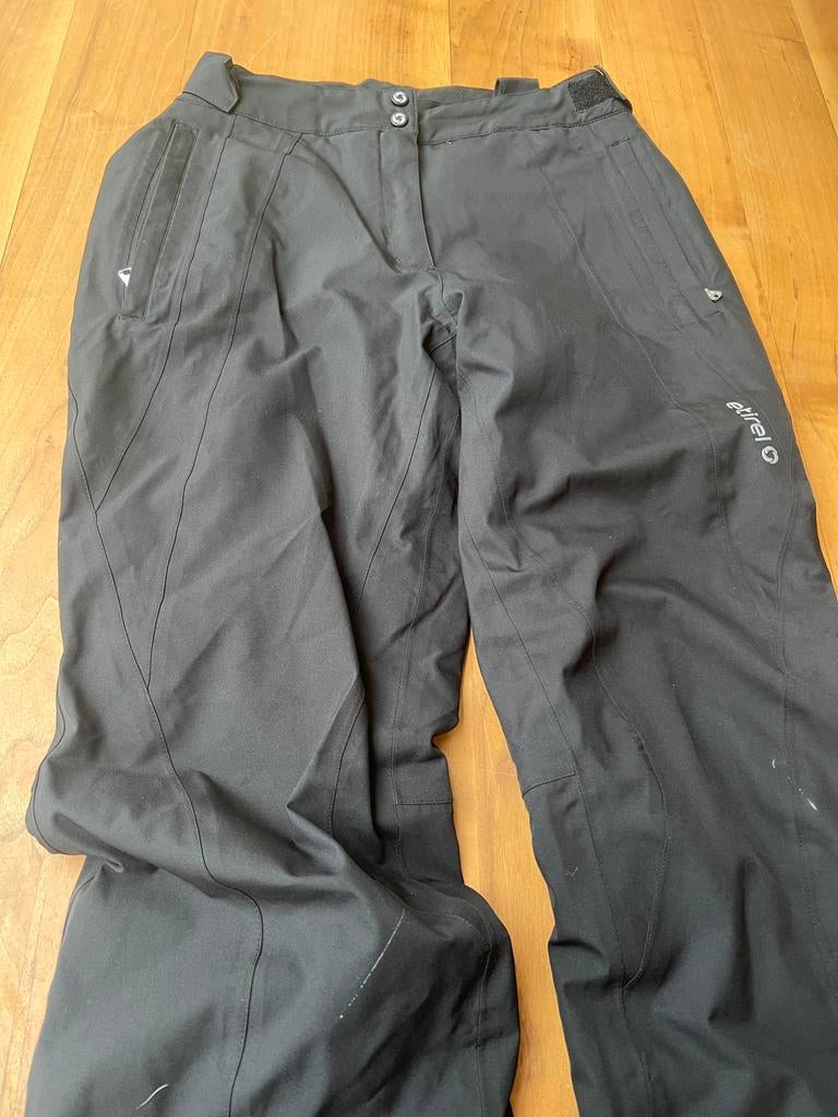 Etirel Skibroek Zwart - Maat L (Dames/Heren), Kleding | Dames, Wintersportkleding, Gedragen, Broek, Maat 42/44 (L), Ophalen of Verzenden