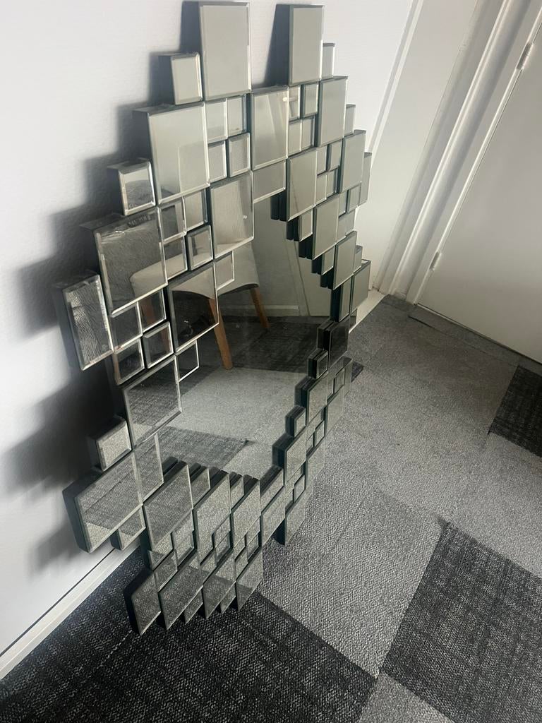 Ophang spiegel, Ophalen, 100 tot 150 cm, Zo goed als nieuw, 75 tot 100 cm