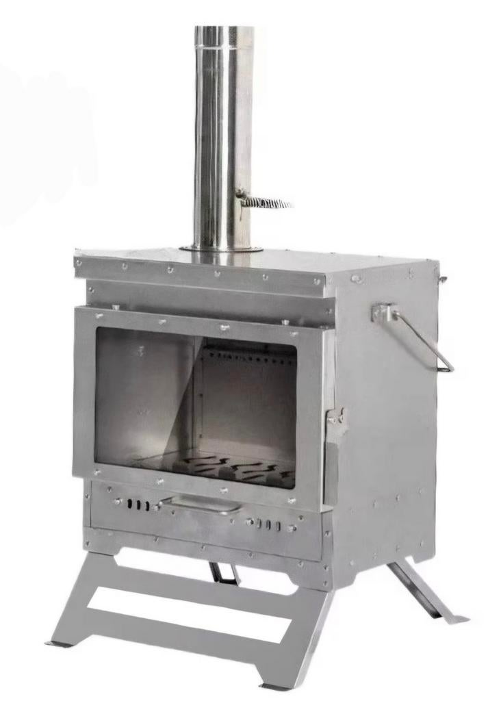 Rvs Tentkachel NIEUW, tent kachel, camping stove....(Pomoly), Ophalen of Verzenden, Nieuw