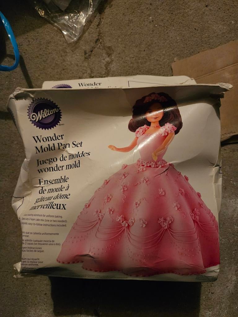 Prinsessen Bakvorm Wilton Wonder Mold, Ophalen of Verzenden, Gebruikt, Taarten, Bakvorm