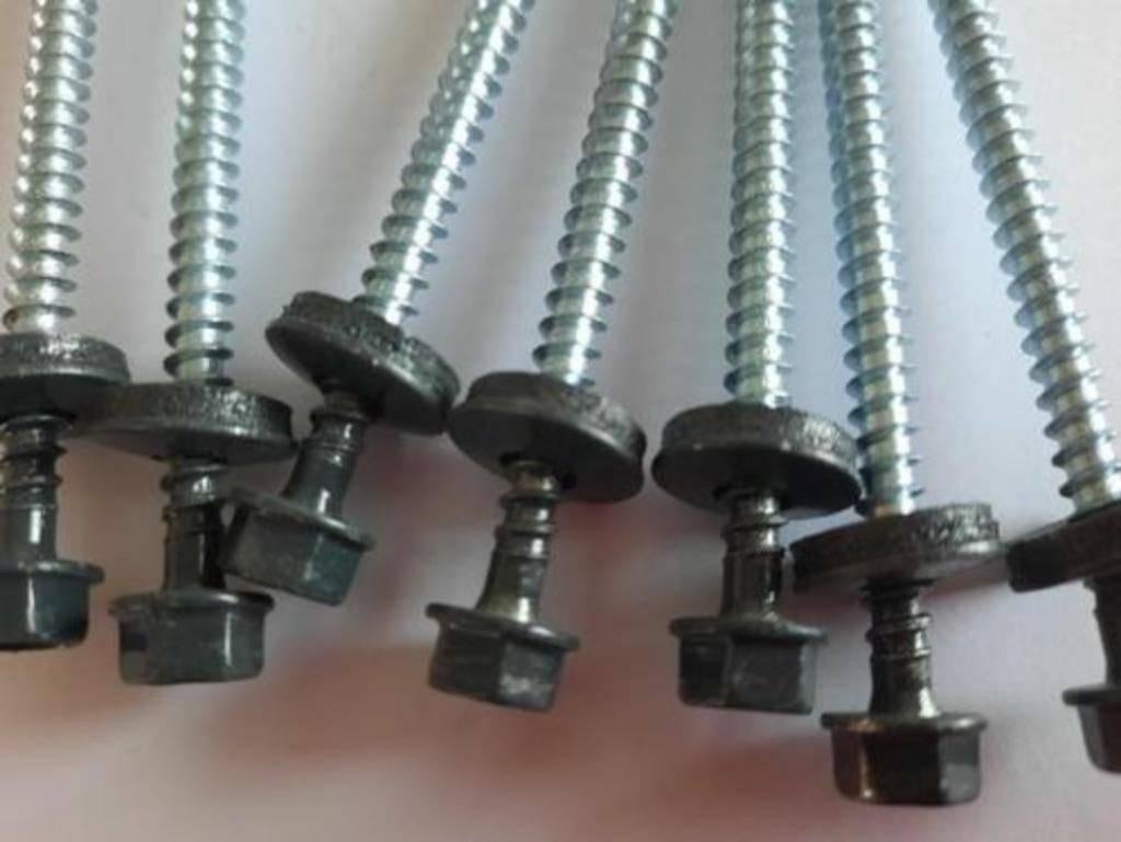 25-200 zwart dakpanplaat sandwichpaneel schroeven 100, 50 tot 100 mm, N, N, Schroeven